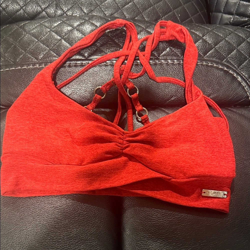 Bombshell Sportswear Red Sports Bra